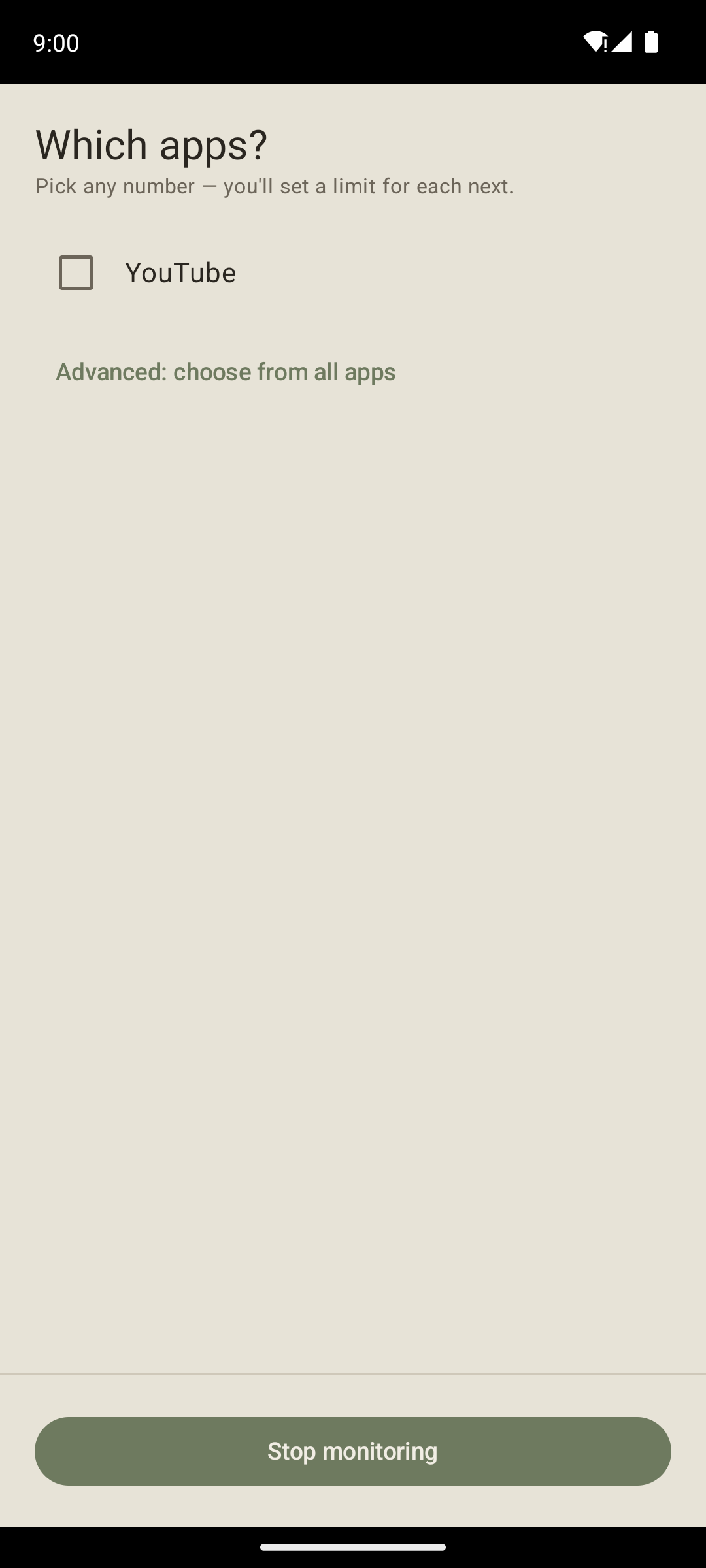 Which apps picker