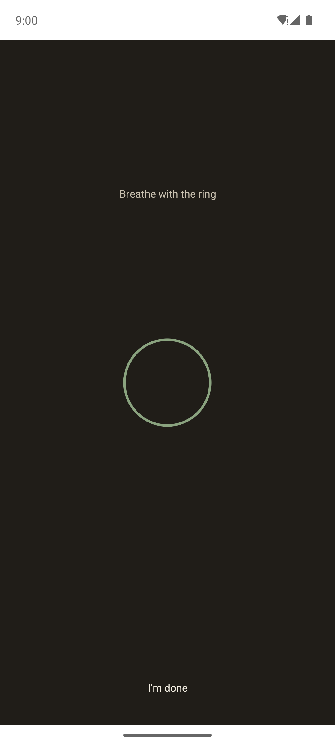 Native breathing screen